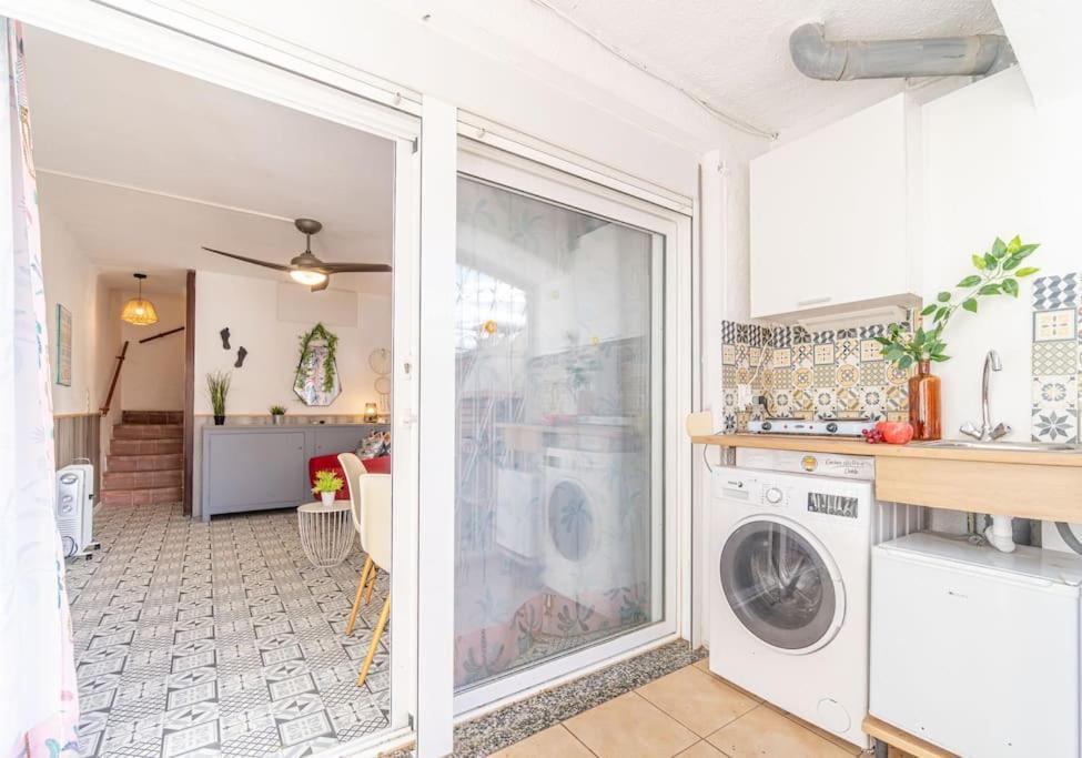 A16-Casa Con Barbacoa En La Playa Vila Empuriabrava Exterior foto